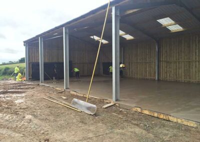 Agricultural barn build Somerset